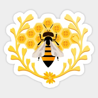 Honey bees Sticker